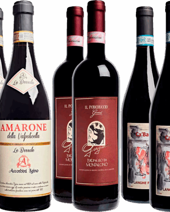 Eksklusiv vinpakke med Brunello og Amarone – Italienske skatte